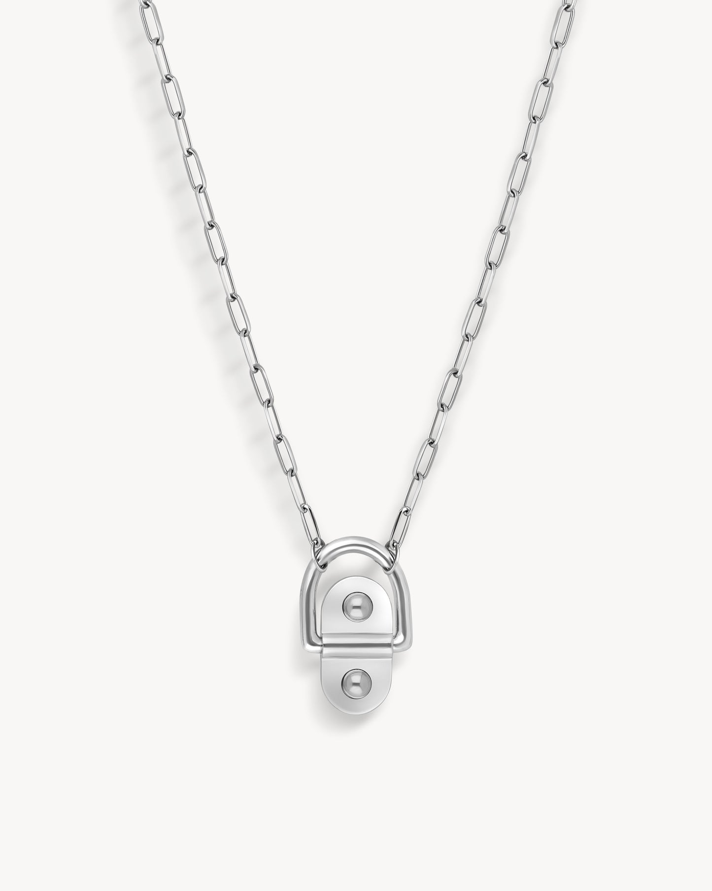 Rivet Necklace - Silver
