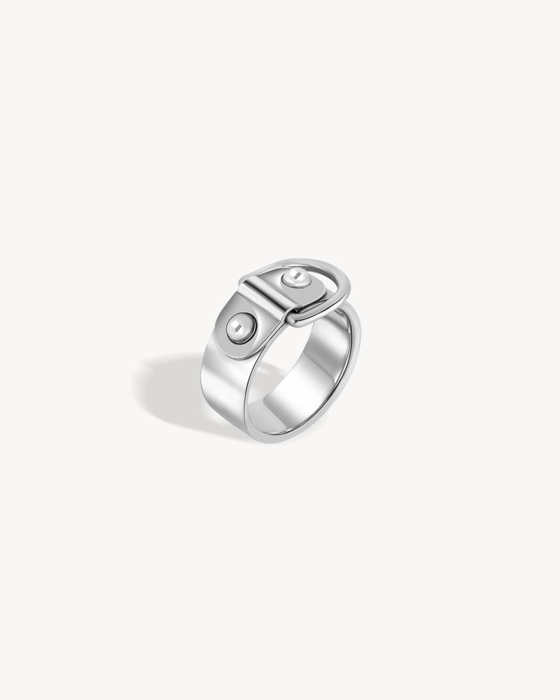 Rivet Ring - Silver - Image 2