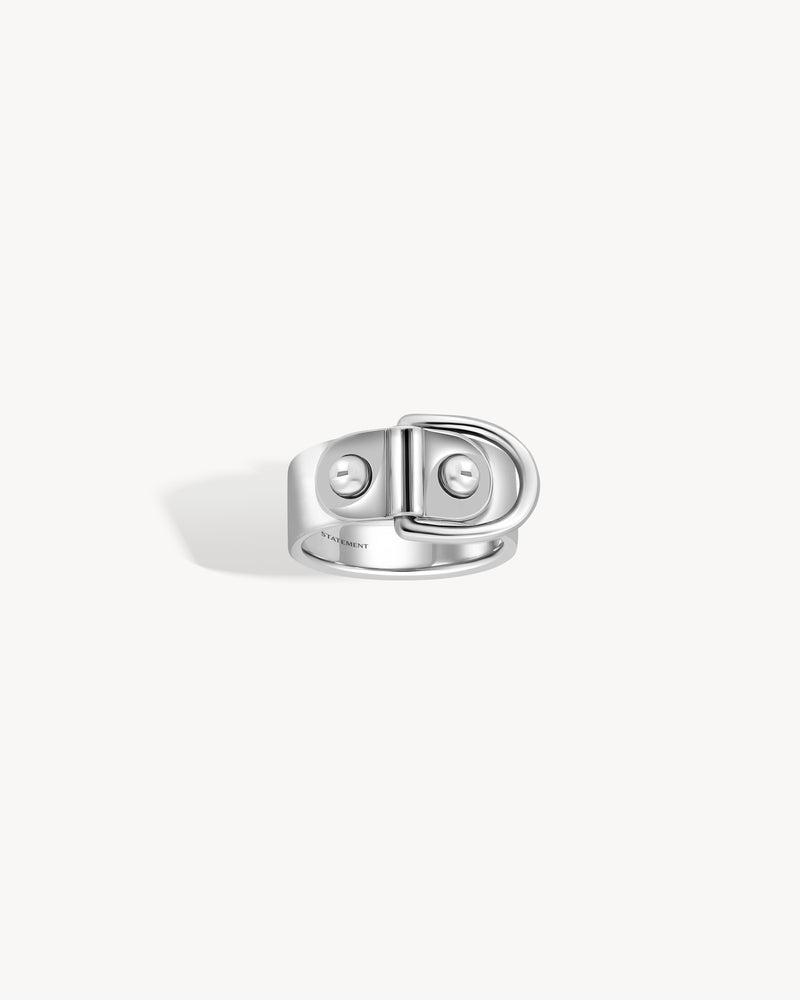 Rivet Ring - Silver - Image 1