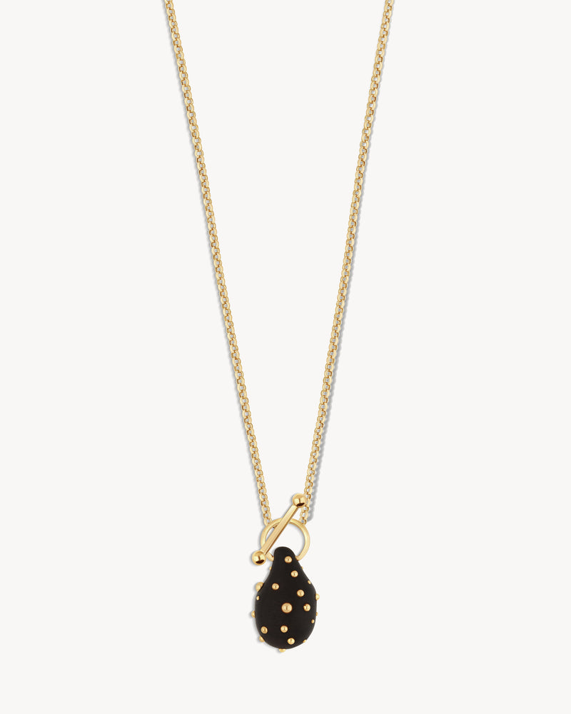 Collier Portraits Joailliers | Violette Serrat - Or Jaune et Ébène Noir - Image 3