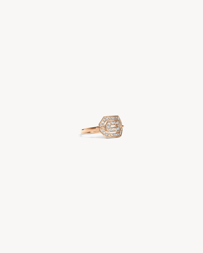 Bague Mini My Way - Or Rose & Diamants - Image 2