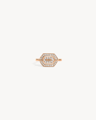 Bague Mini My Way - Or Rose & Diamants