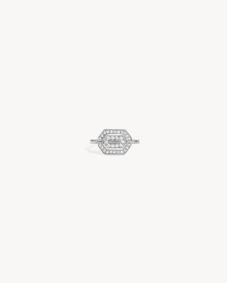Bague Mini My Way - Or Blanc & Diamants