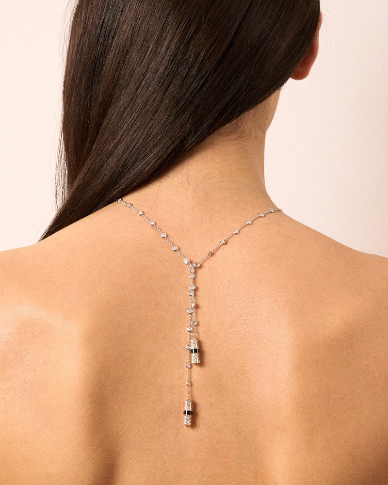 Anyway Legacy Necklace - White Gold, Onyx & Diamonds - Image 3