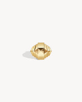 Rockaway Mini Pyramid Ring - Yellow Gold