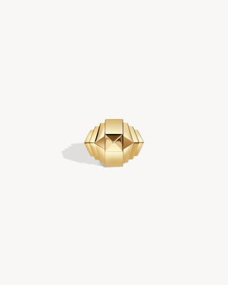 Bague Rockaway Mini Pyramide - Or Jaune