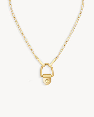 Rivet Necklace XL - Yellow Gold