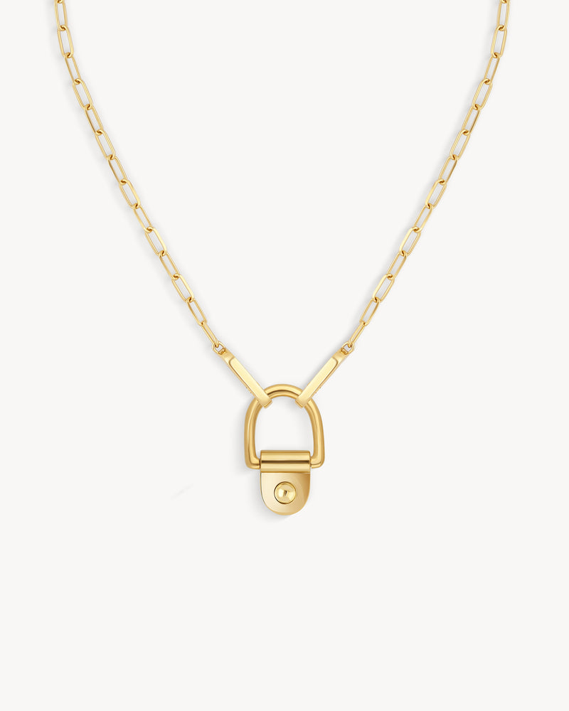 Rivet Necklace XL - Yellow Gold - Image 1