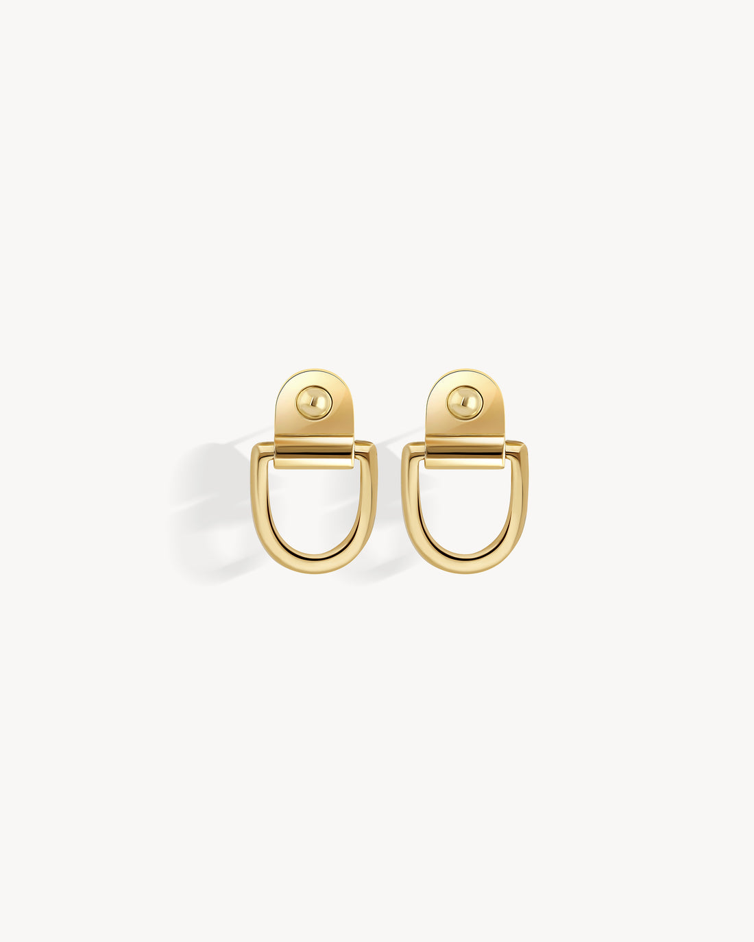 Boucle d'oreille Rivet XL - Or Jaune | STATEMENT Paris