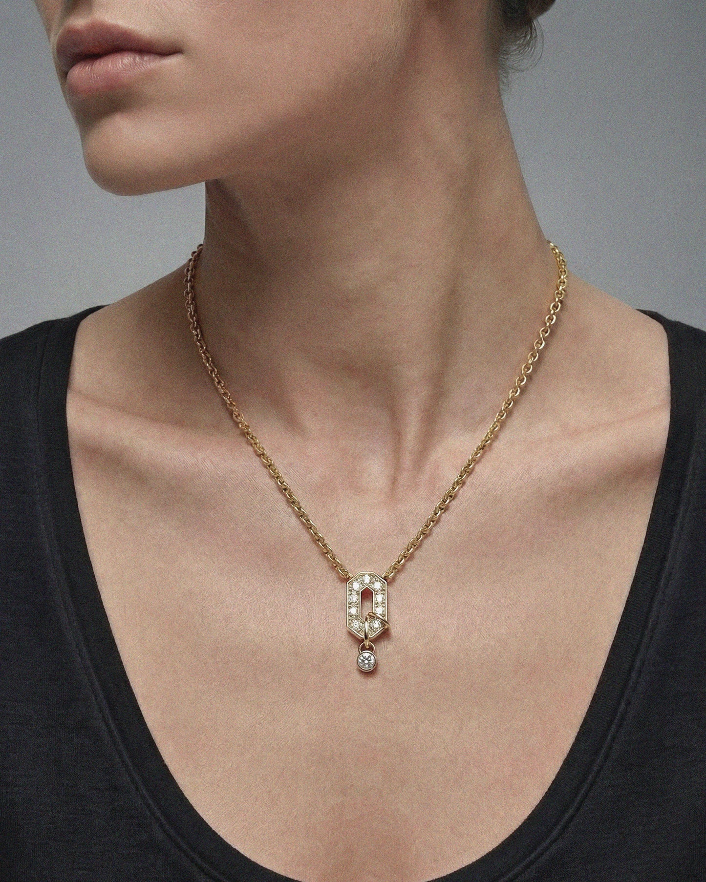 Collier My Way - Or Jaune & Diamants