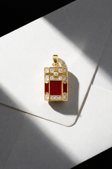 Wish Box Dream Necklace - Yellow Gold, Enamel & Diamonds