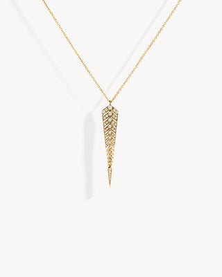 Stairway M Necklace - Yellow Gold & Diamonds