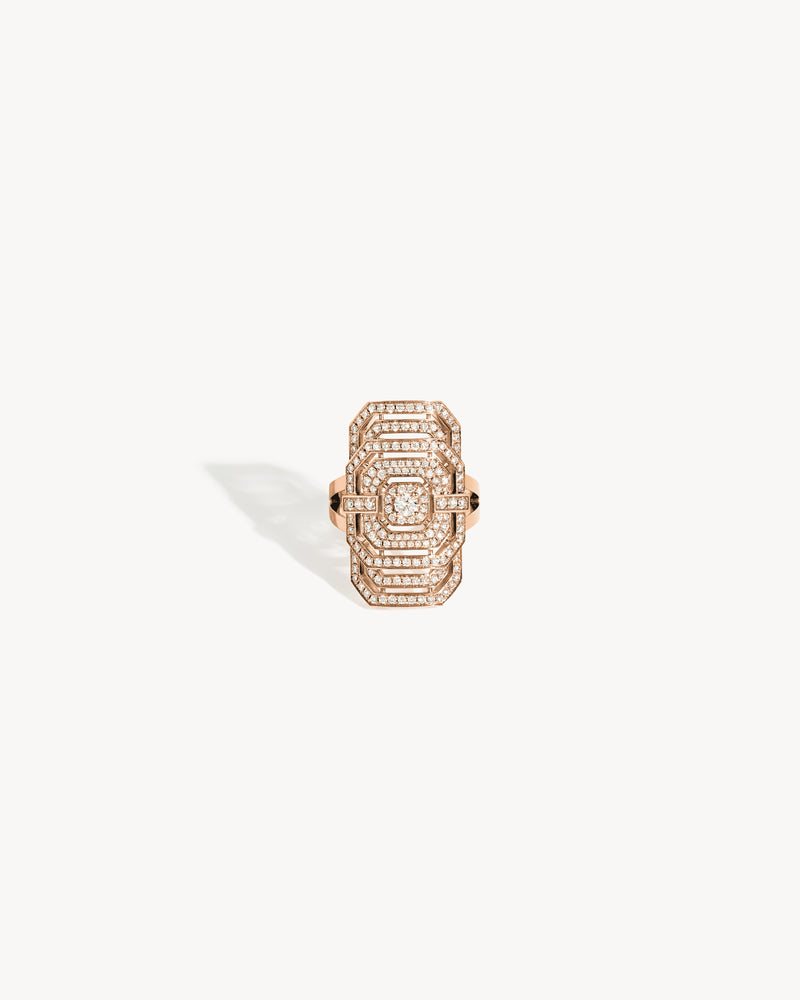 Bague My Way - Or Rose & Diamants - Image 1