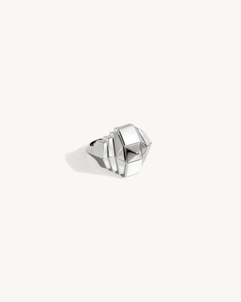 Bague Rockaway Pyramide  - Argent - Image 3