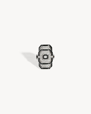 Bague My Way - Argent, Émail & Diamants