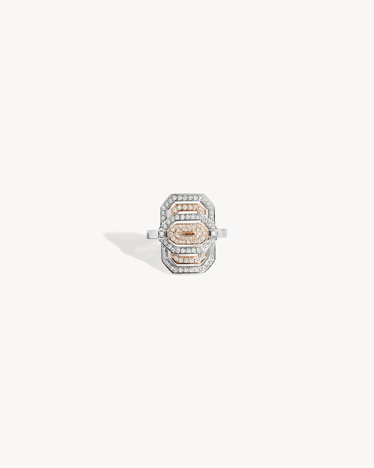 Bague Petite My Way - Or Rose, Argent & Diamants