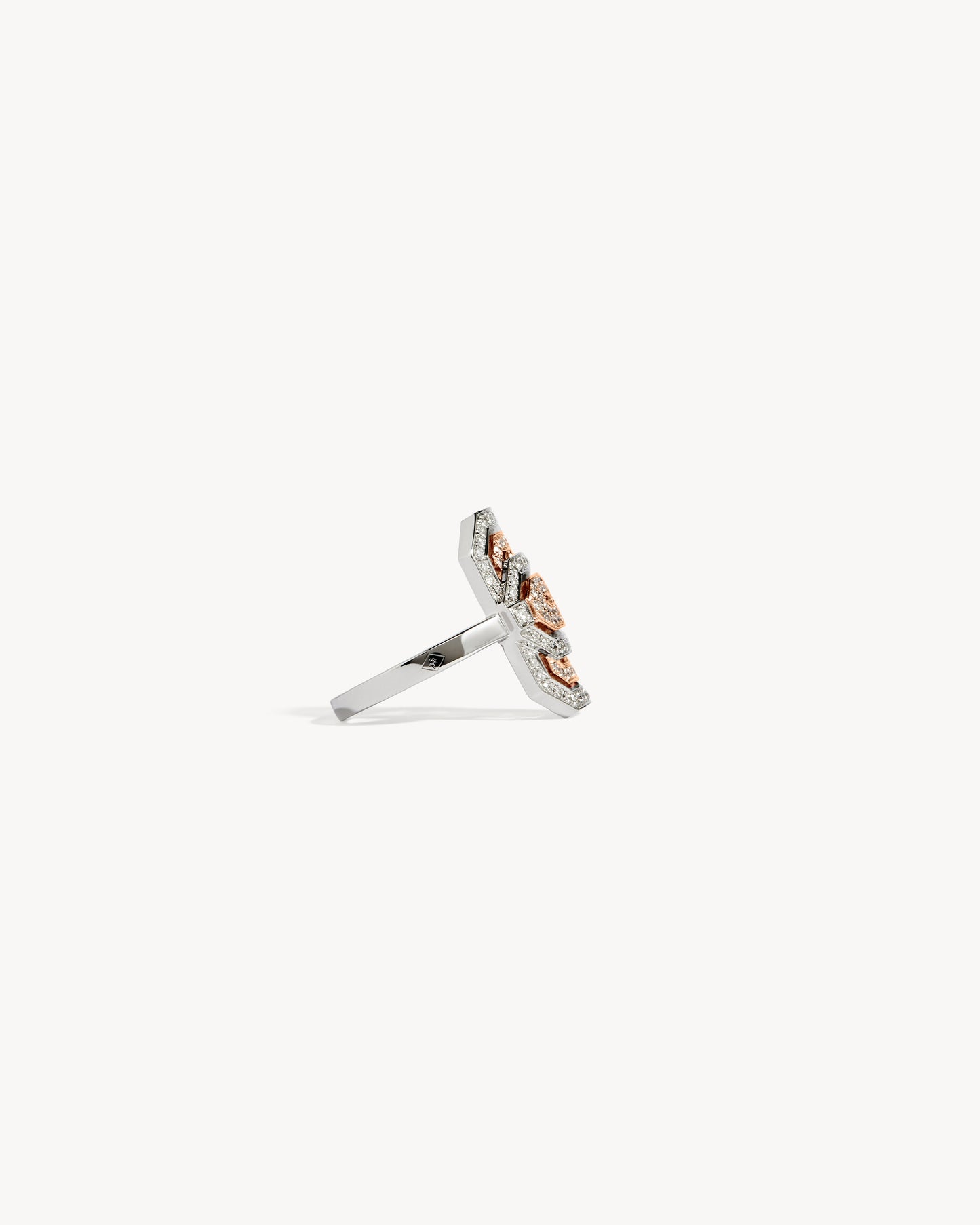 Bague Petite My Way - Or Rose, Argent & Diamants