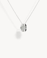Collier Petite My Way Semi Pavé - Argent & Diamants