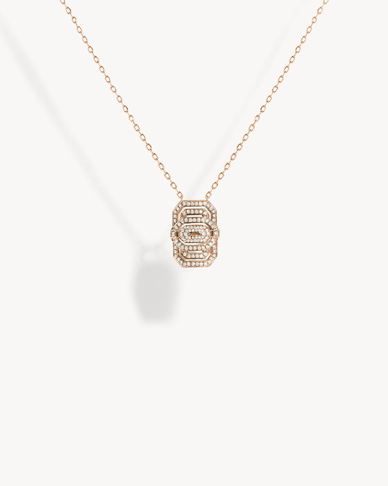 Collier Petite My Way - Or Rose & Diamants - Image 1