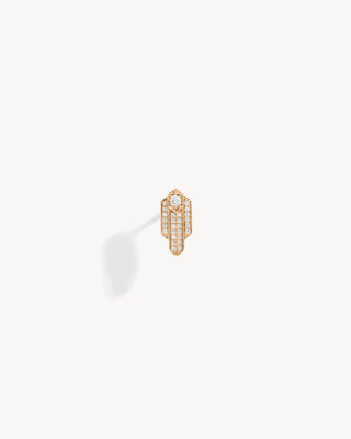 Anyway Cosmic Stud - Pink Gold & Diamonds