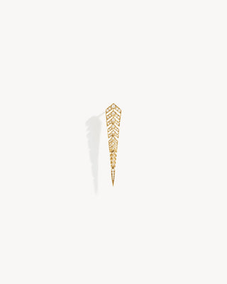 Boucle d'oreille Stairway M  - Or jaune & Diamants
