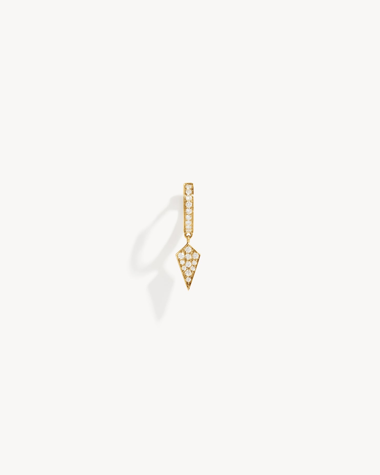Petite Créole Stairway - Or jaune & Diamants