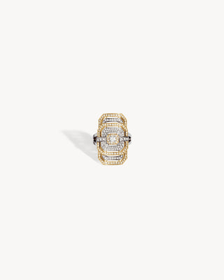 Bague My Way - Or Jaune et Blanc & Diamants