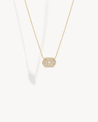 Mini My Way Necklace - Yellow Gold & Diamonds