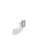 Rockaway Picots Earring - Silver & Diamonds